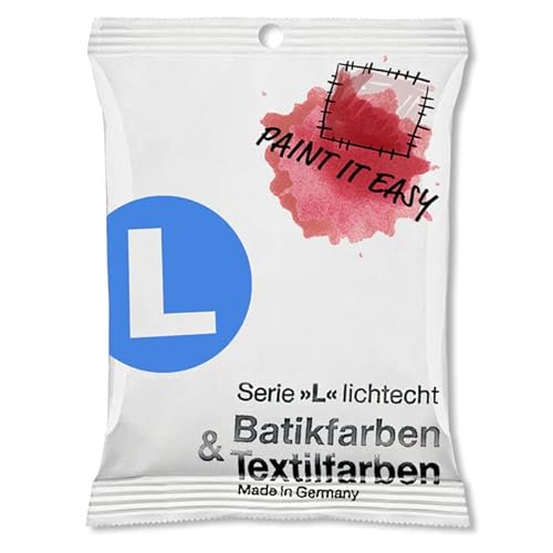 NEU PAINT IT EASY Batikfarbe/Färbefarbe Pulver, 10 g, Kornblumenblau von PAINT IT EASY