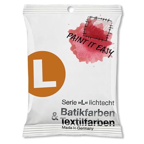 NEU PAINT IT EASY Batikfarbe/Färbefarbe Pulver, 10 g, Kupfer von PAINT IT EASY