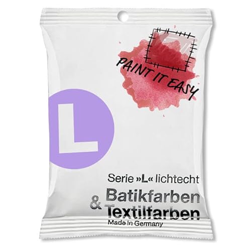 NEU PAINT IT EASY Batikfarbe/Färbefarbe Pulver, 10 g, Lila von PAINT IT EASY