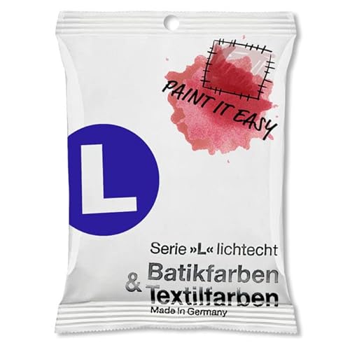 NEU PAINT IT EASY Batikfarbe/Färbefarbe Pulver, 10 g, Marineblau von PAINT IT EASY