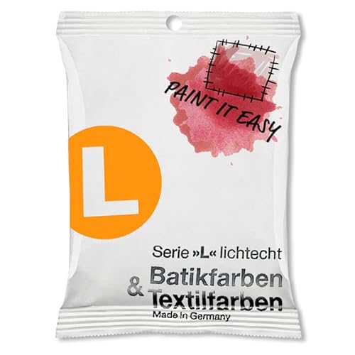 NEU PAINT IT EASY Batikfarbe/Färbefarbe Pulver, 10 g, Orange von PAINT IT EASY