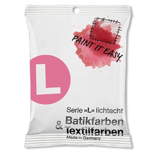 NEU PAINT IT EASY Batikfarbe/Färbefarbe Pulver, 10 g, Rosa von PAINT IT EASY