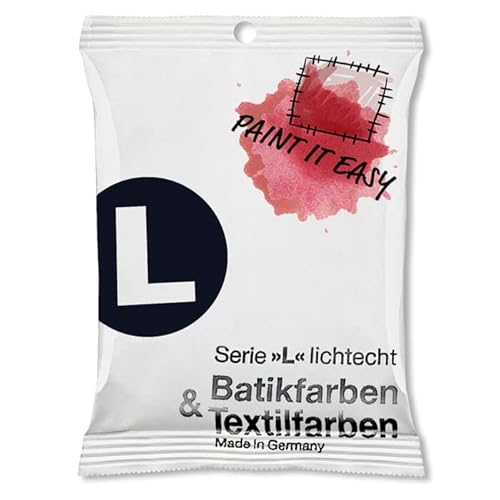 NEU PAINT IT EASY Batikfarbe/Färbefarbe Pulver, 10 g, Tiefschwarz von PAINT IT EASY