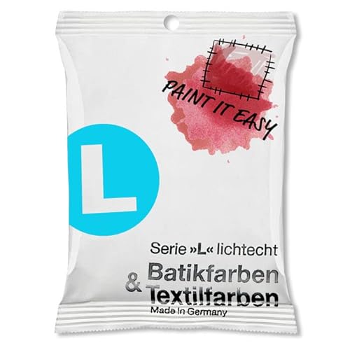 NEU PAINT IT EASY Batikfarbe/Färbefarbe Pulver, 10 g, Türkis von PAINT IT EASY