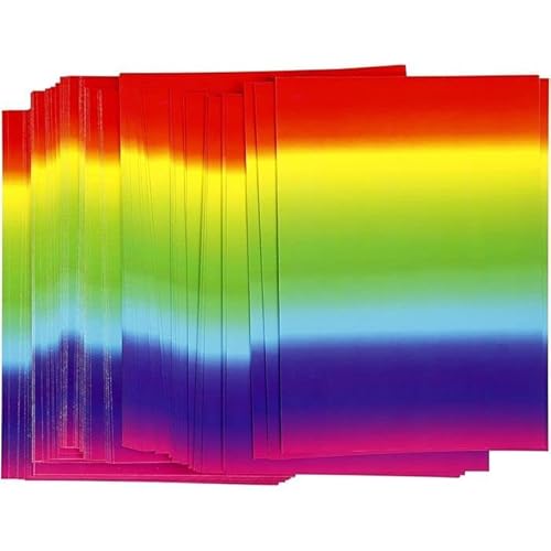 NEU TOP-SELLER Regenbogen-Papier, A4, 180 g, 100 Blatt von PAINT IT EASY