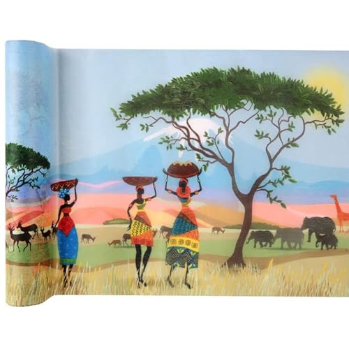 NEU Tischläufer Afrika, 30cm x 5m von PAINT IT EASY