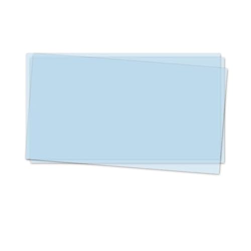 NEU Transparentpapier Extrastark 115g/qm, 50 x 61 cm, 1 Bogen, Hellblau von PAINT IT EASY