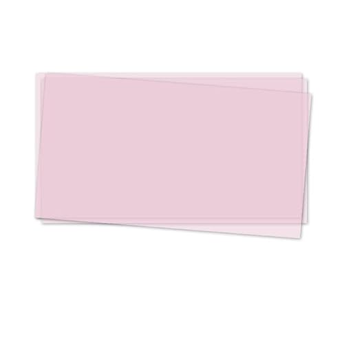 NEU Transparentpapier Extrastark 115g/qm, 50 x 61 cm, 1 Bogen, Rosa von PAINT IT EASY