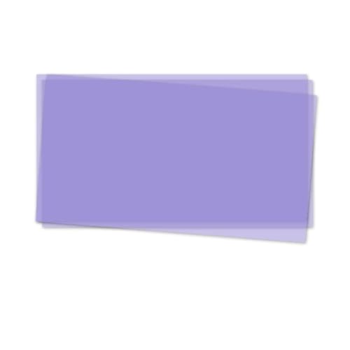 NEU Transparentpapier Extrastark 115g/qm, 50 x 61 cm, 1 Bogen, Violett von PAINT IT EASY