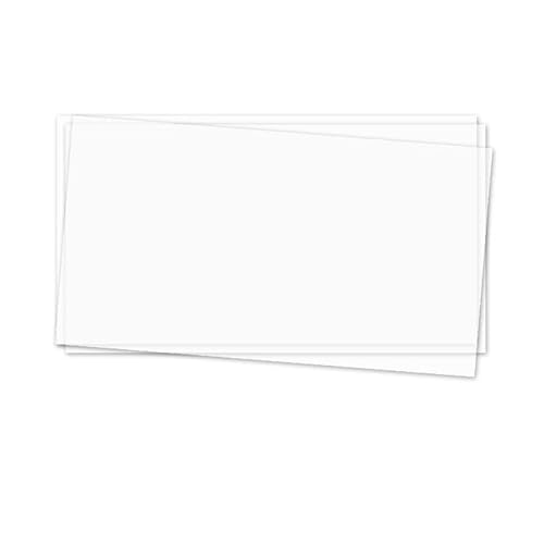 NEU Transparentpapier Extrastark 115g/qm, 50 x 61 cm, 1 Bogen, Weiß von PAINT IT EASY