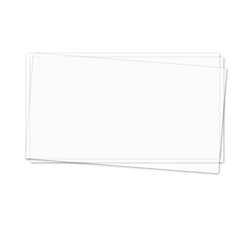 NEU Transparentpapier Extrastark 115g/qm, 50 x 61 cm, 10 Bogen, Weiß von PAINT IT EASY