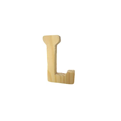 PAINT IT EASY 3D Holzbuchstabe L, 8cm extrastark von PAINT IT EASY