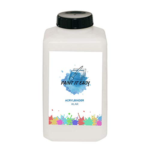 PAINT IT EASY Acrylbinder für die Malerei mit Acrylfarben, 1000 ml von PAINT IT EASY