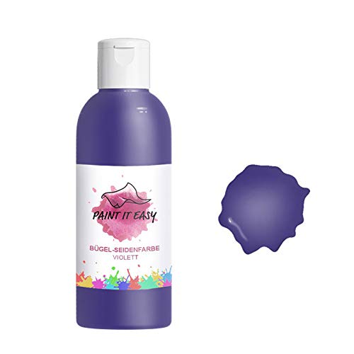 PAINT IT EASY Bügelfixierbare Seidenmalfarbe, 250ml, Violett von PAINT IT EASY