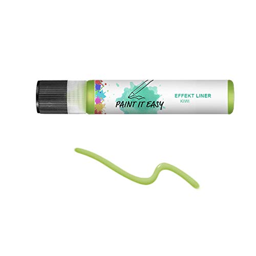 PAINT IT EASY Effekt-Liner zum Schreiben & Verzieren, 28ml, Kiwi von PAINT IT EASY