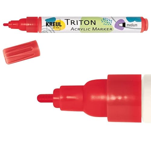 PAINT IT EASY NEU Acrylic Marker/Acrylstift, Medium 1-3 mm, Kirschrot von PAINT IT EASY