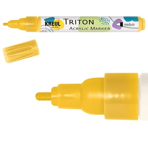 PAINT IT EASY NEU Acrylic Marker/Acrylstift, Medium 1-3 mm, Maisgelb von PAINT IT EASY