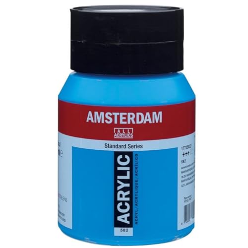 PAINT IT EASY NEU Amsterdam Acrylfarbe 500ml, Manganblau Phthalo von PAINT IT EASY