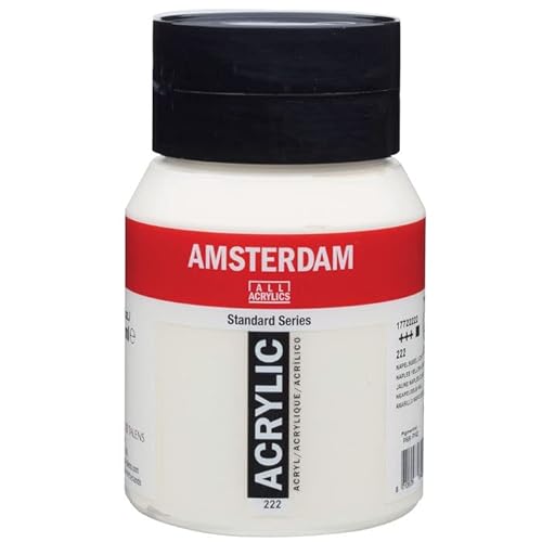 PAINT IT EASY NEU Amsterdam Acrylfarbe 500ml, Neapelgelb hell von PAINT IT EASY