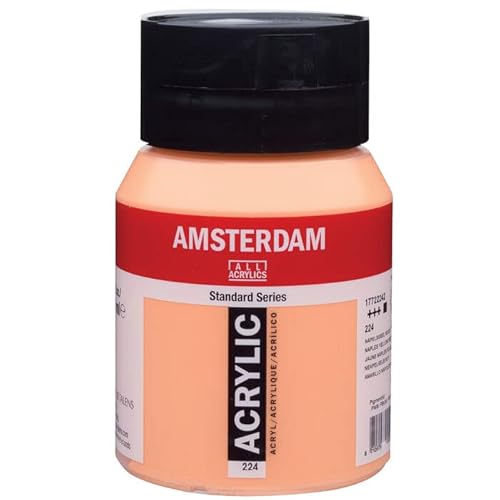 PAINT IT EASY NEU Amsterdam Acrylfarbe 500ml, Neapelgelb rot von PAINT IT EASY