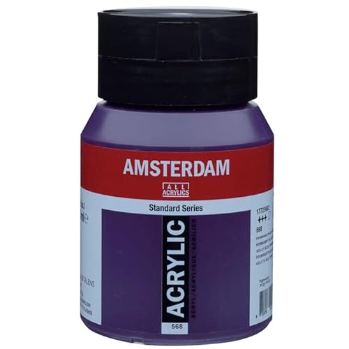 PAINT IT EASY NEU Amsterdam Acrylfarbe 500ml, Permanentblauviolett von PAINT IT EASY