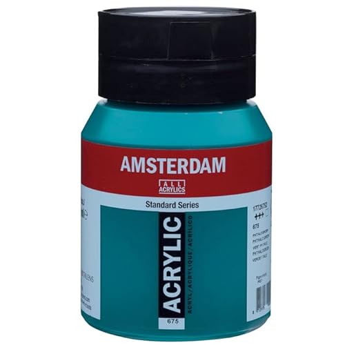 PAINT IT EASY NEU Amsterdam Acrylfarbe 500ml, Phthalogrün von PAINT IT EASY