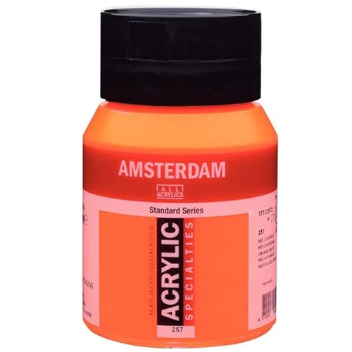 PAINT IT EASY NEU Amsterdam Acrylfarbe 500ml, Reflexorange von PAINT IT EASY