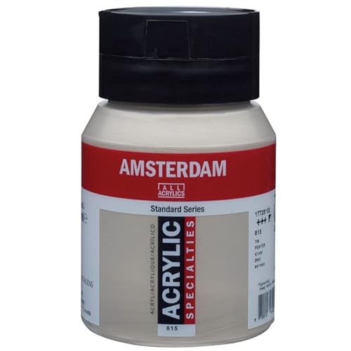 PAINT IT EASY NEU Amsterdam Acrylfarbe 500ml, Zinn von PAINT IT EASY