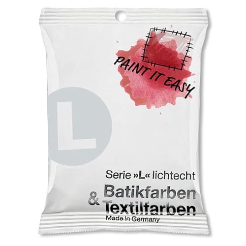 NEU PAINT IT EASY Batikfarbe/Färbefarbe Pulver, 10 g, Perlgrau von PAINT IT EASY