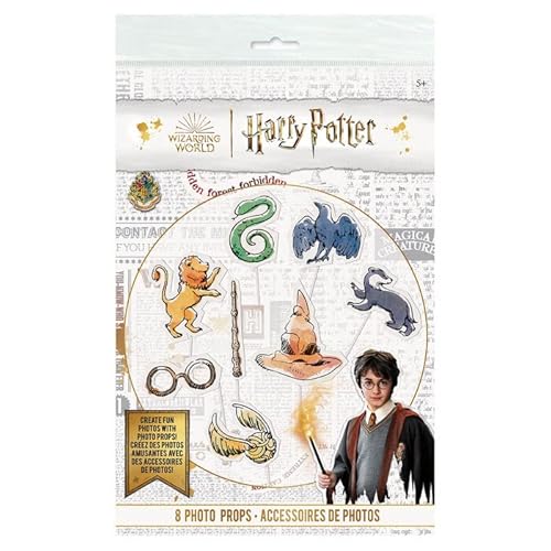 PAINT IT EASY NEU Photo-Booth-Kit Harry Potter Hogwarts, 8 Foto-Accessoires von PAINT IT EASY