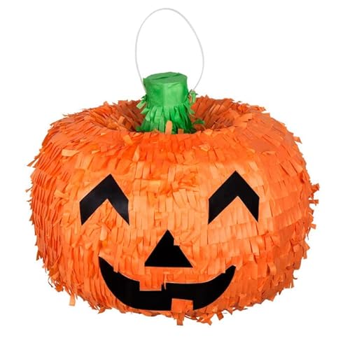 PAINT IT EASY NEU Piñata/Pinata Halloween Kürbis, 32x28 cm, mit Schlaufe zum Aufhängen von PAINT IT EASY