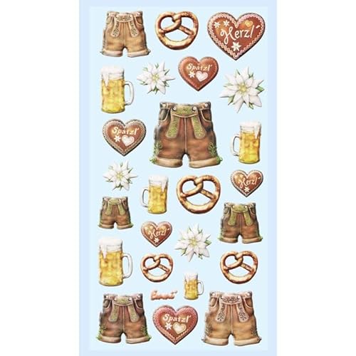 PAINT IT EASY NEU Softy 3-D Sticker/Aufkleber, Bier-Feste/Oktoberfest, 1 Bogen von PAINT IT EASY