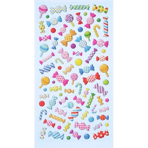 PAINT IT EASY NEU Softy 3-D Sticker/Aufkleber, Bonbons, 1 Bogen von PAINT IT EASY