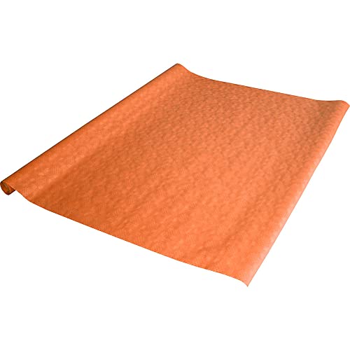 PAINT IT EASY NEU Tischtuch Damast 8x1m, orange, Papier-Tischdecke von PAINT IT EASY