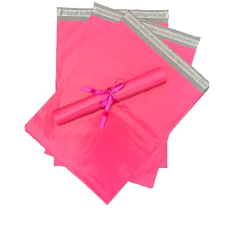 PAKICO | 50 A3 Verpackungstaschen 31 x 42 cm | Rosa Versandtaschen | Opake Versandtaschen | Versandtaschen gemischte Größe | Posttaschen | Pakettaschen | Grosse Versandtaschen | Kuriertasche von PAKICO