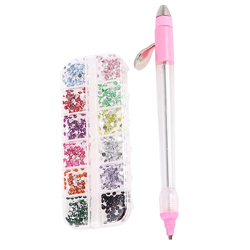 PAMINGONO 1 Satz Nagel Kunst Dekoration strasssteine für nägel nail decoration maniküre-sets kunstnägel set nail set Nagelkunststift Nagel Edelsteine Nail Strass-Kit Nagelkunstwerkzeuge Rosa von PAMINGONO