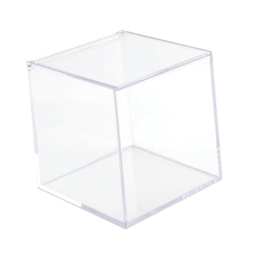 PAMINGONO 1 x Klappbare Desktop Staubdicht Transparente Kleinigkeitenhalter Für Schreibtischorganisation Faltbare Sortierbox Für Büro Und Zuhause Platzsparend Und von PAMINGONO