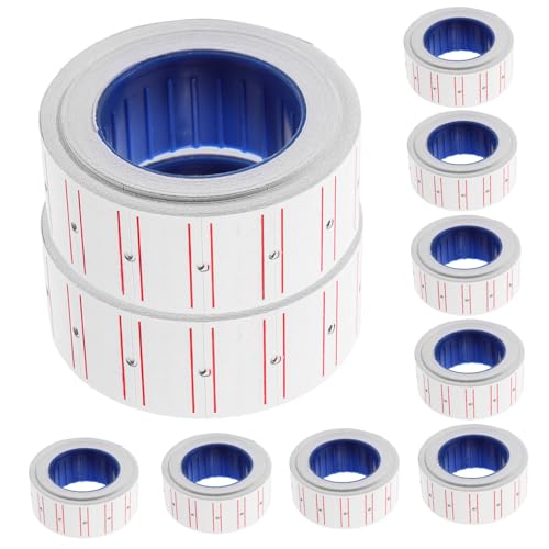 PAMINGONO 10 Rollen Preisetiketten Papier Selbstklebende Etiketten pro Rolle Klar Lesbar Kompatibel mit Preisauszeichner Maschinen Praktisch für Supermärkte Einzelhandel Büros und Märkte PAMINGONO 10 Rollen Preisetiketten Papier Selbstklebende Etiketten pro Rolle Klar Lesbar Kompatibel mit Preisauszeichner Maschinen Praktisch für Supermärkte Einzelhandel Büros und Märkte von PAMINGONO