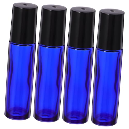 PAMINGONO 10ml Leere Rollerflaschen Aus Mit Edelstahlkugeln Für Ätherische Öle Und Parfü Wiederverwendbare Flaschen Für DIY Duftöle Und Reisen von PAMINGONO