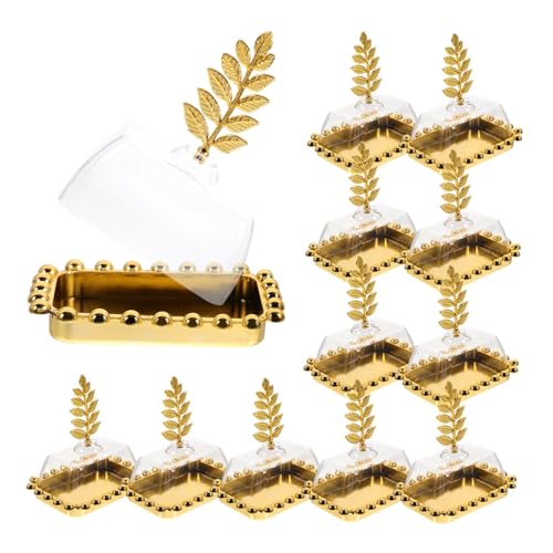 PAMINGONO 12Er Boxen Süßigkeiten Box kleine Bonbonschachtel goldene Kisten Party favorisieren Schachteln für Süßigkeiten kleine Geschenkboxen Süßigkeitenschachteln für die Hochzeit pp von PAMINGONO