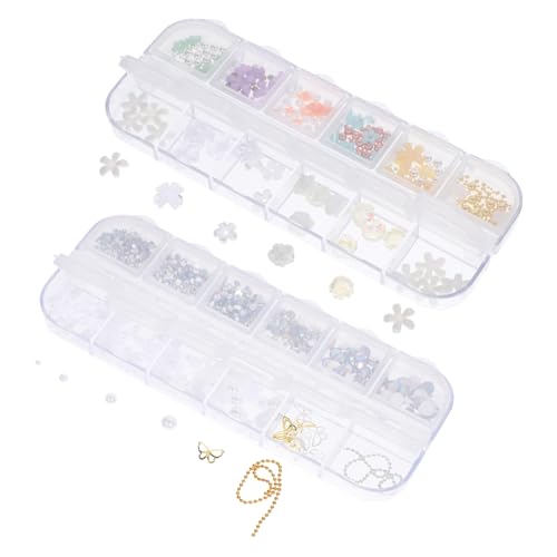PAMINGONO 2 Boxen Nagel Charms, Maniküre Charms, Nageldekoration, Nageldekore, Damen Maniküre Zubehör, Nagelkunst, Edelsteine, Nagel Charm, Nagelkunst Zubehör, Maniküre Dekoration, Nagel PAMINGONO 2 Boxen Nagel Charms, Maniküre Charms, Nageldekoration, Nageldekore, Damen Maniküre Zubehör, Nagelkunst, Edelsteine, Nagel Charm, Nagelkunst Zubehör, Maniküre Dekoration, Nagel von PAMINGONO