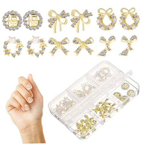 PAMINGONO 30 Teiliges Nagel Charm Set Feine Nail Art Dekorationen Für Maniküre Nail Charms Für Kreative Nageldesigns Maniküre Zubehör Für Zuhause von PAMINGONO