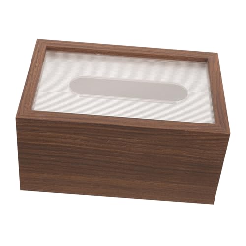 PAMINGONO Box Für Feuchttücher Aus Holz Organizer Für Die Aufbewahrung Von Papiertüten Organisator Zur Aufbewahrung Von Papierhandtüchern Taschentuchboxen Fürs Büro Desktop-Dekoration ， von PAMINGONO