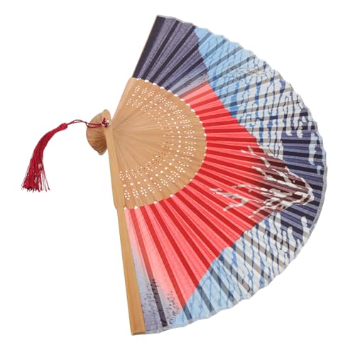 PAMINGONO Japanischer Handfächer mit Seide Vintage Dekorativer Faltfächer mit Einzigartigem Muster Langlebig und Elegant Geschenkidee für Damen und Festlichkeiten PAMINGONO Japanischer Handfächer mit Seide Vintage Dekorativer Faltfächer mit Einzigartigem Muster Langlebig und Elegant Geschenkidee für Damen und Festlichkeiten von PAMINGONO