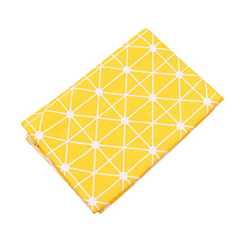 PAMINGONO Party-Tischdecke tischwäsche Tablecloth tafeltuch tischdeken Fleckenabweisend Vintage Tischdecken gelbe Tischdecke nordische tischdecke Partytischdecke Bedruckte Tischdecke Yellow von PAMINGONO