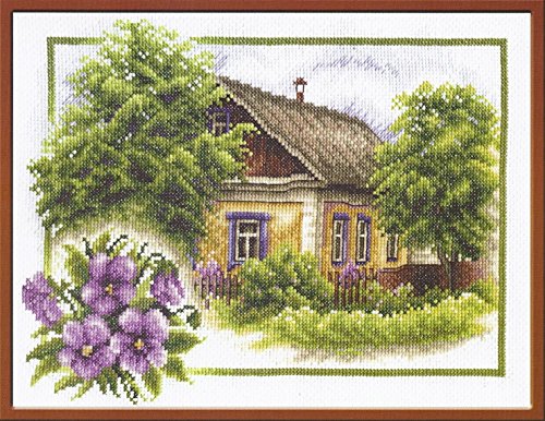 PANNA - Kreuzstich set - Ländlicher Sommer - PS-0322 - Sticken erwachsene - Aida stoff - 20 x 26 cm - DIY set von PANNA