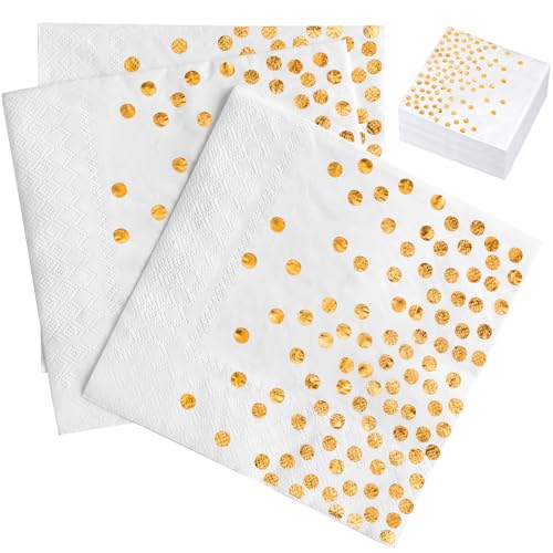 Golden Foiled Papierservietten von PANSYFEN