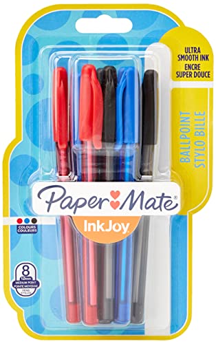 PAPER MATE 1956745 Inkjoy 100 Kugelschreiber, sortiert, 8 Stück von PAPER MATE