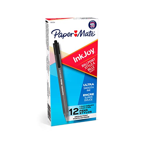 PAPER MATE InkJoy 100 RT Druckkugelschreiber, Kugelschreiber, INKJOY, 100RT, BK von PAPER MATE