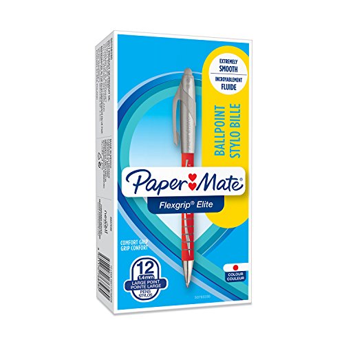 PAPER MATE Kugelschreiber FLEXGRIP Elite, rot von PAPER MATE